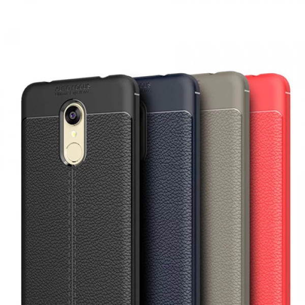 قاب محافظ ژله ای طرح چرم Xiaomi Redmi 5 مدل Auto Focus