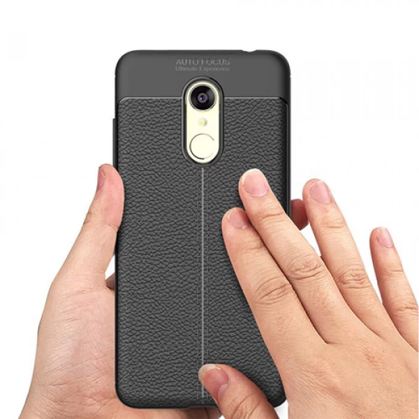 قاب محافظ ژله ای طرح چرم Xiaomi Redmi 5 مدل Auto Focus