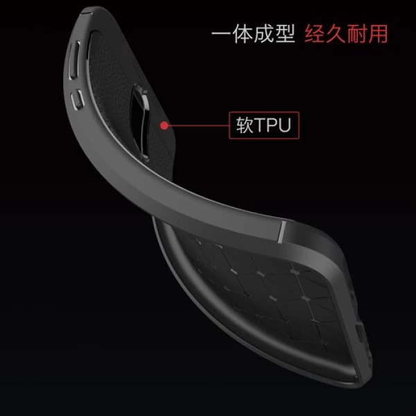 قاب محافظ ژله ای طرح چرم Huawei Mate 10 Lite / Nova 2i / Honor 9N / Honor 9i مدل Auto Focus