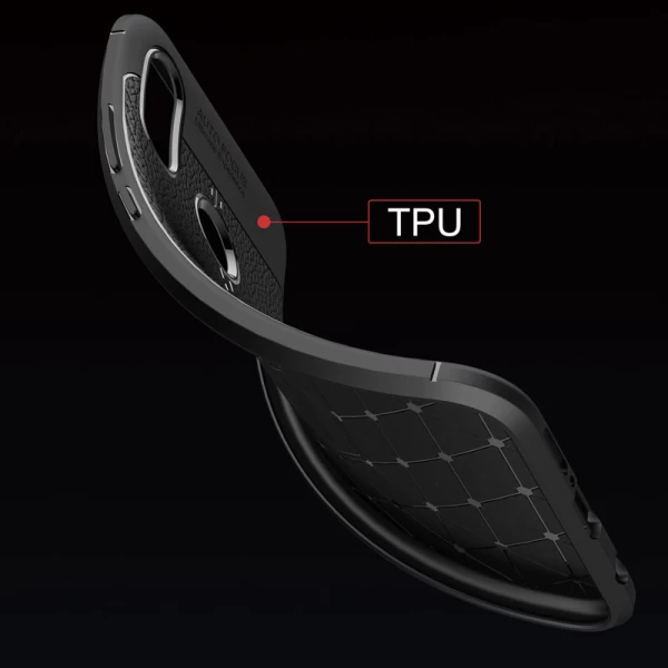 قاب محافظ ژله ای طرح چرم Huawei Nova 3e / P20 Lite مدل Auto Focus