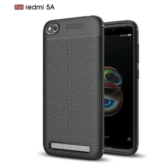 قاب محافظ ژله ای طرح چرم Xiaomi Redmi 5A مدل Auto Focus