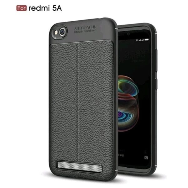 قاب محافظ ژله ای طرح چرم Xiaomi Redmi 5A مدل Auto Focus
