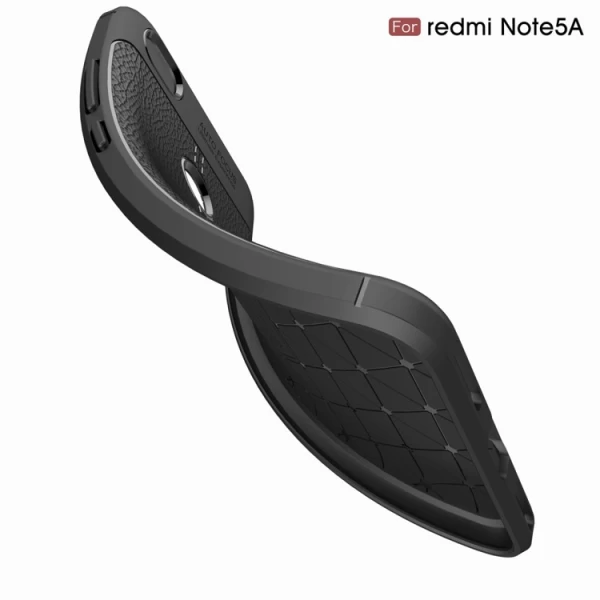 قاب محافظ ژله ای طرح چرم Xiaomi Redmi Note 5A مدل Auto Focus