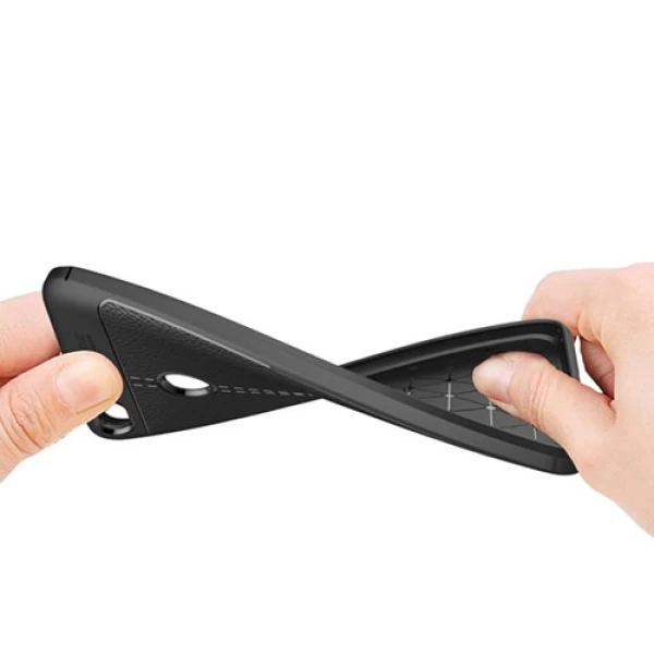 قاب محافظ ژله ای طرح چرم Xiaomi Redmi Note 5َA Prime مدل Auto Focus