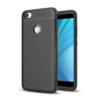 قاب محافظ ژله ای طرح چرم Xiaomi Redmi Note 5َA Prime مدل Auto Focus