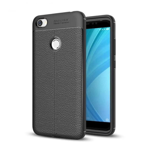قاب محافظ ژله ای طرح چرم Xiaomi Redmi Note 5َA Prime مدل Auto Focus