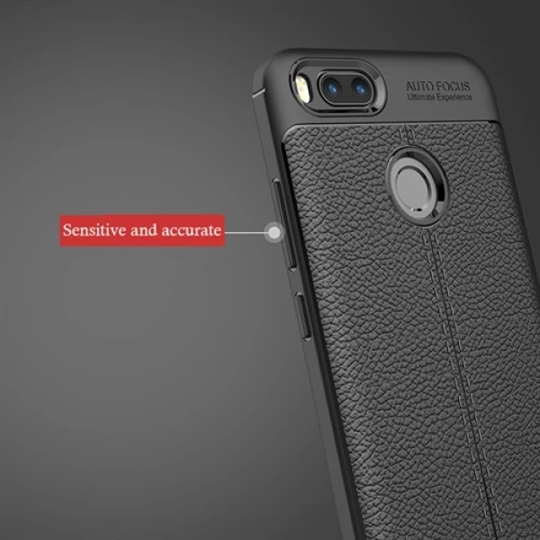 قاب محافظ ژله ای طرح چرم Xiaomi Mi A1 / 5X مدل Auto Focus
