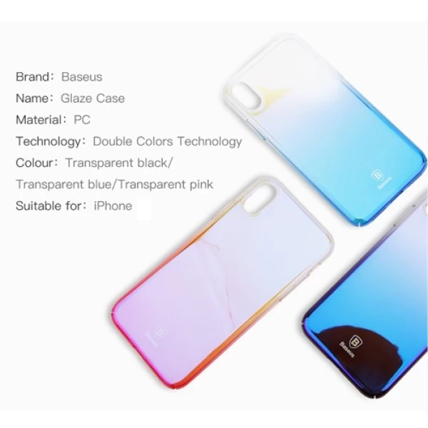 قاب بیسوس Baseus Glaze Case Apple iPhone X
