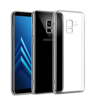 قاب دور ژله ای پشت کریستالی Samsung Galaxy A8 2018