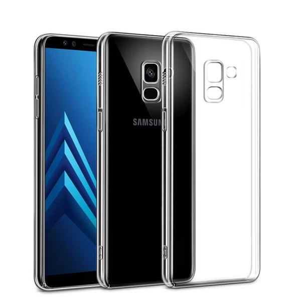 قاب دور ژله ای پشت کریستالی Samsung Galaxy A8 2018