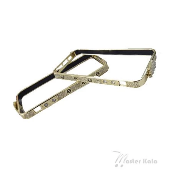 بامپر نگین دار مارک Cartier مناسب برای Apple iPhone 5-5S