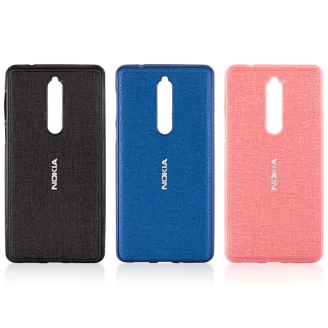 قاب طرح پارچه ای مناسب نوکیا Nokia 5.1 2018