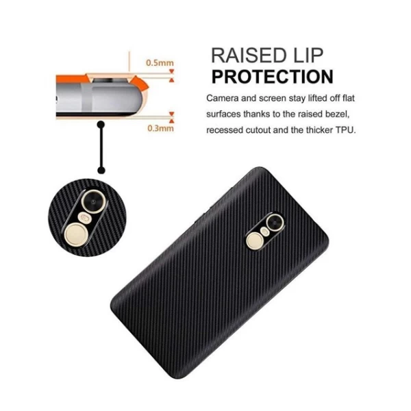 کاور فیبر کربنی مناسب Xiaomi Redmi Note 4