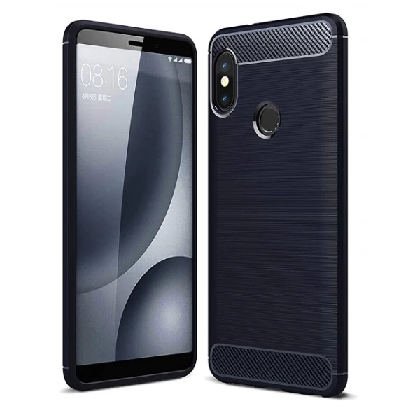 قاب محافظ ژله ای شیائومی Xiaomi Redmi Note 5 Pro Rugged Armor Fiber Carbon