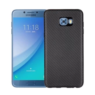 کاور فیبر کربنی Huanmin مناسب Samsung Galaxy C7 Pro