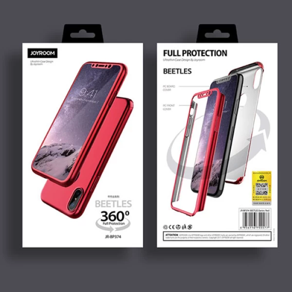 کاور جویروم 360 درجه مدل Beetles JR-BP374 مناسب Apple iPhone X