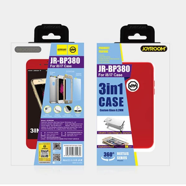 کاور جویروم 360 درجه مدل JR-BP408 مناسب Apple iPhone 8