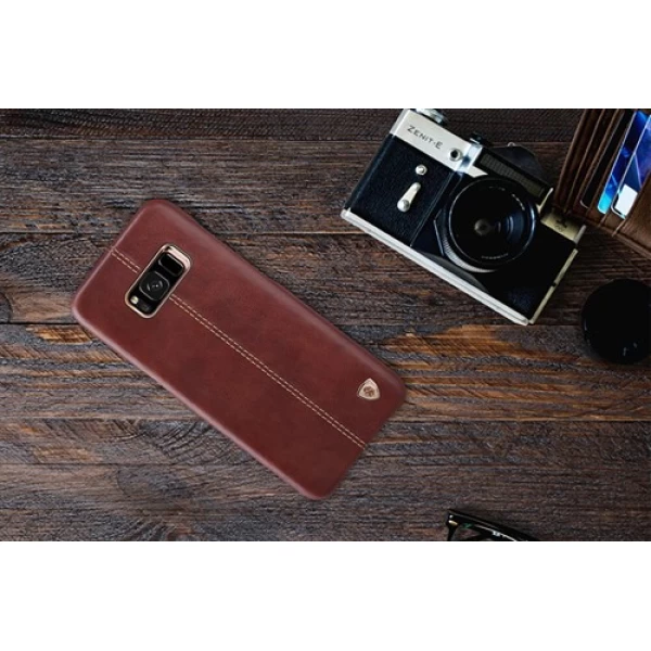 کاور محافظ چرمی نیلکین مدل Englon مناسب Samsung Galaxy S8