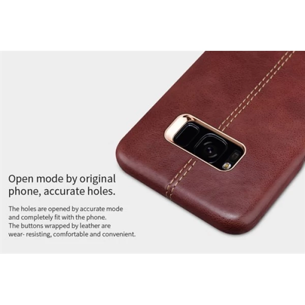 کاور محافظ چرمی نیلکین مدل Englon مناسب Samsung Galaxy S8