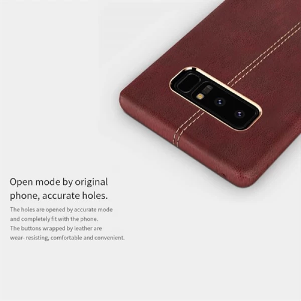 کاور محافظ چرمی نیلکین مدل Englon مناسب Samsung Galaxy Note 8