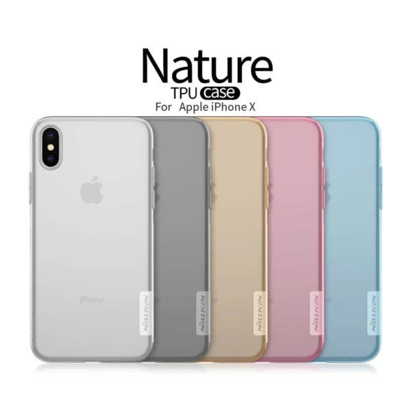 گارد ژله ای نیلکین Nature TPU مناسب Apple iPhone X