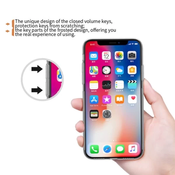 گارد ژله ای نیلکین Nature TPU مناسب Apple iPhone X