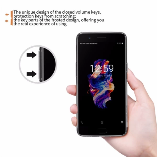 گارد ژله ای نیلکین Nature TPU مناسب OnePlus 5 , A5000