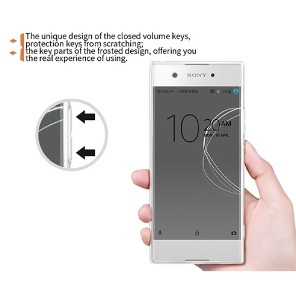 گارد ژله ای نیلکین Nature TPU مناسب Sony Xperia XA1