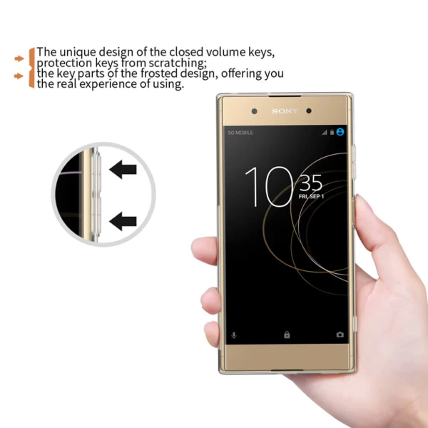 گارد ژله ای نیلکین Nature TPU مناسب Sony Xperia XA1 Plus