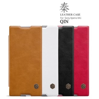 کیف چرمی نیلکین سونی Sony Xperia XA1 Nillkin Qin Leather Case