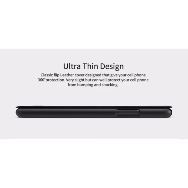 کیف چرمی نیلکین آیفون Apple iPhone X / XS Nillkin Qin Leather Case