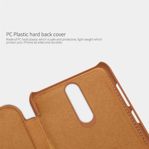 کیف چرمی نیلکین هواوی Huawei Mate 10 Lite Nillkin Qin Leather Case