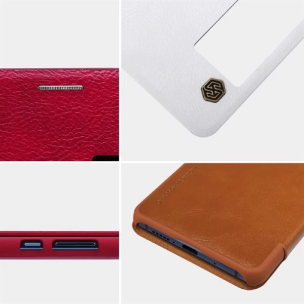 کیف چرمی هوشمند نیلکین هواوی Huawei Mate 10 Pro Nillkin Qin Leather Case