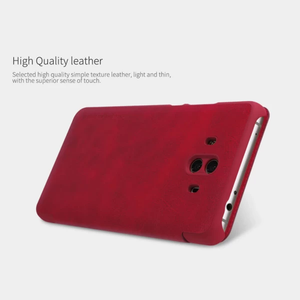 کیف چرمی هوشمند نیلکین هواوی Huawei Mate 10 Nillkin Qin Leather Case