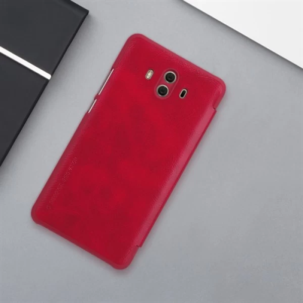 کیف چرمی هوشمند نیلکین هواوی Huawei Mate 10 Nillkin Qin Leather Case