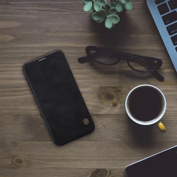 کیف چرمی نیلکین سامسونگ Samsung Galaxy C8/J7 Plus Nillkin Qin