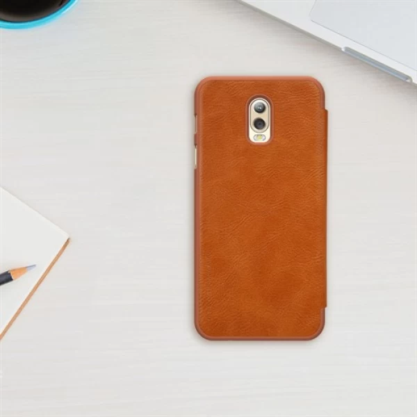 کیف چرمی نیلکین سامسونگ Samsung Galaxy C8/J7 Plus Nillkin Qin
