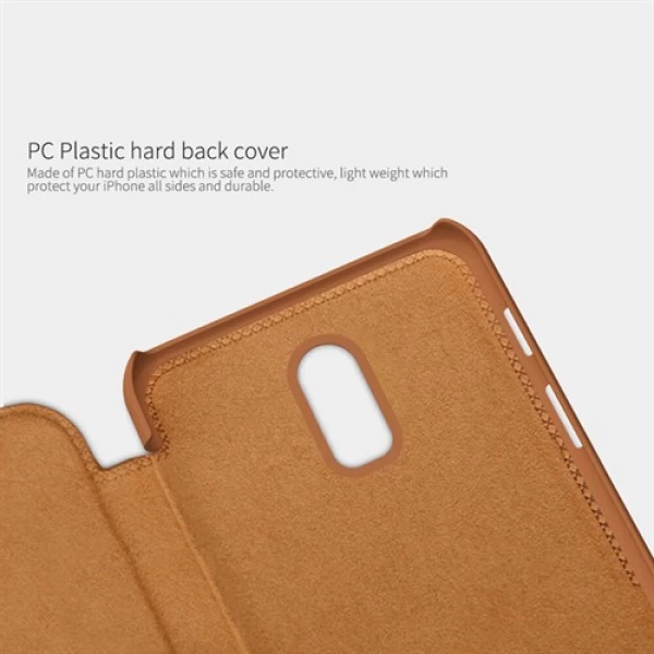 کیف چرمی نیلکین سامسونگ Samsung Galaxy C8/J7 Plus Nillkin Qin