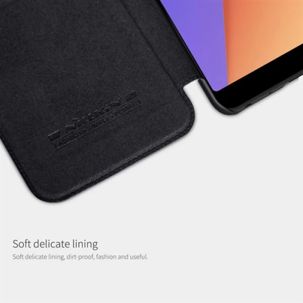 کیف چرمی هوشمند نیلکین شیائومی Xiaomi Redmi Note 5 Pro Nillkin Qin