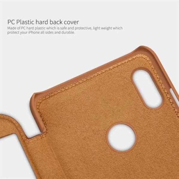 کیف چرمی هوشمند نیلکین شیائومی Xiaomi Redmi Note 5 Pro Nillkin Qin