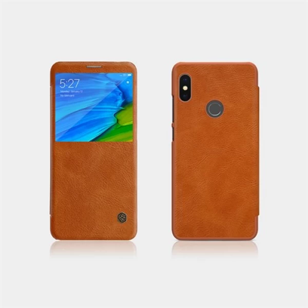 کیف چرمی هوشمند نیلکین شیائومی Xiaomi Redmi Note 5 Pro Nillkin Qin
