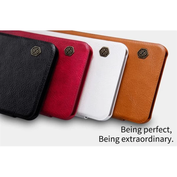 کیف چرمی نیلکین هواوی Huawei P10 Lite Nillkin Qin Leather Case