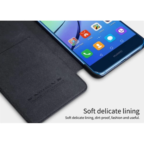 کیف چرمی نیلکین هواوی Huawei P10 Lite Nillkin Qin Leather Case