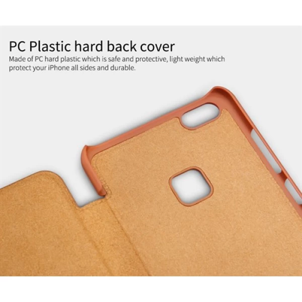 کیف چرمی نیلکین هواوی Huawei P10 Lite Nillkin Qin Leather Case