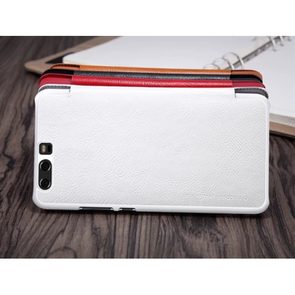 کیف چرمی هوشمند نیلکین هواوی Huawei P10 Plus Nillkin Qin Leather Case