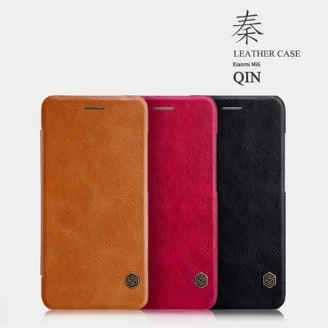 کیف چرمی نیلکین شیائومی Xiaomi Mi 6 Nillkin Qin Leather Case
