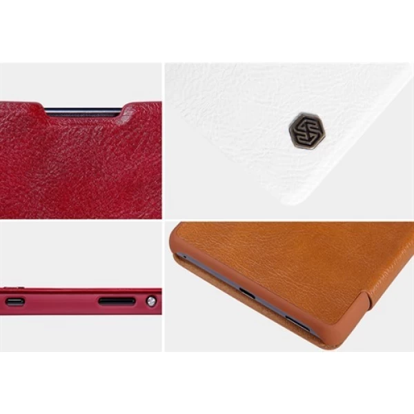 کیف چرمی نیلکین سونی Sony Xperia XA Nillkin Qin Leather Case
