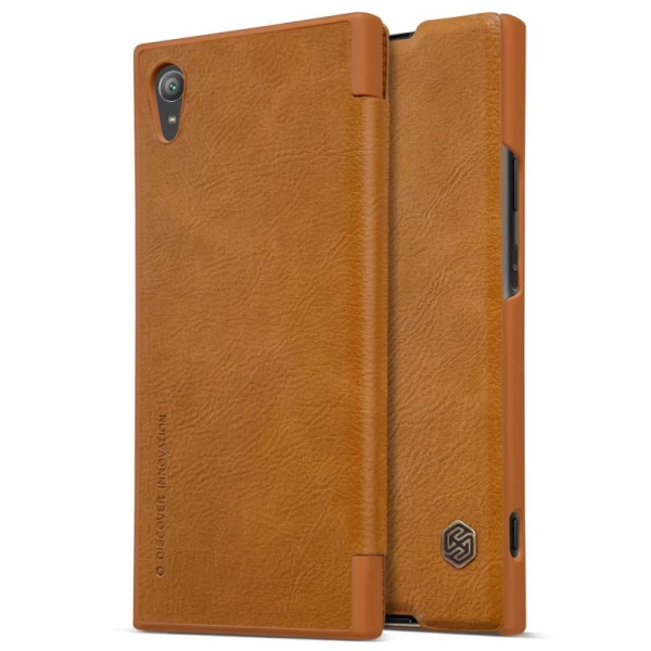 کیف چرمی نیلکین سونی Sony Xperia XA1 Plus Nillkin Qin Leather Case