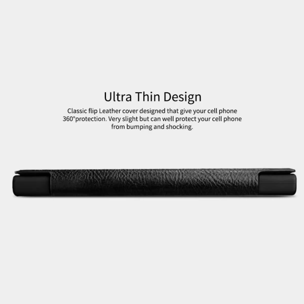 کیف چرمی نیلکین سونی Sony Xperia XA1 Plus Nillkin Qin Leather Case