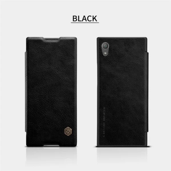 کیف چرمی نیلکین سونی Sony Xperia XA1 Plus Nillkin Qin Leather Case